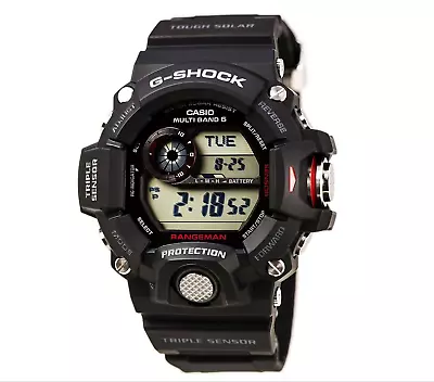 Casio G-Shock Rangeman Triple Sensor Tough Solar Power Watch GW9400-1 • $214.99