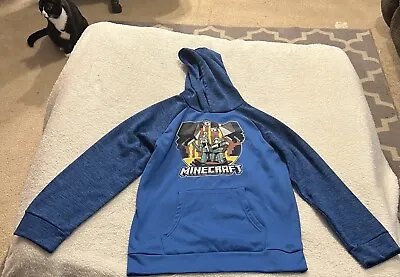 Brand New Minecraft Blue Hoodie By Jinx Kids Size XXL(18) • $4.99