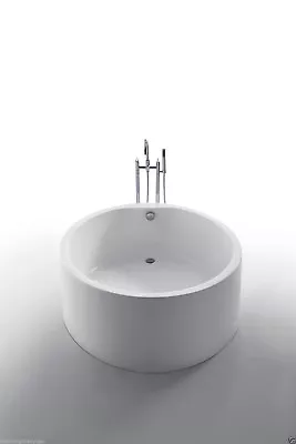 Acrylic Bathtub - Freestanding - Soaking Tub - Modern Bathtub - Dana - 51  • $1649.99