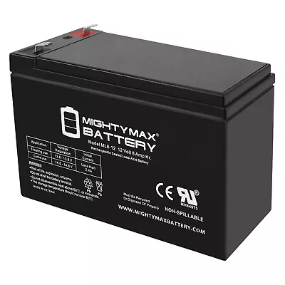 Mighty Max 12V 8Ah SLA Replacement Battery For Bruno SRE-2750 Electra-Ride LT • $21.99