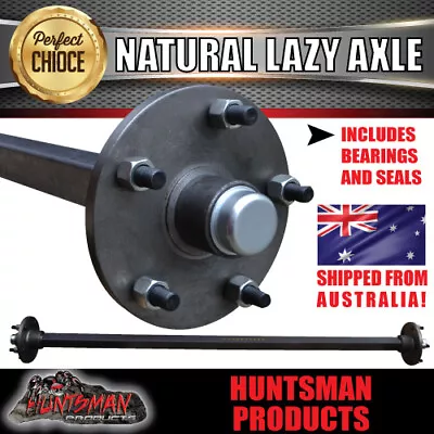 $250 • Buy 1400Kg Trailer Caravan Solid Lazy Axle 45mm Square Complete 78  - 96  Long