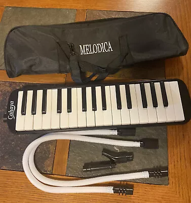 CAHAYA Melodica 32 Keys Double Tubes Mouthpiece Air Piano Keyboard Musical Instr • $15