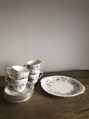 Tea Set Colclough Rhapsody Bone China • £17