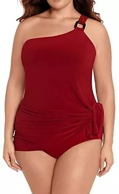 Magicsuit CHERRY Plus Solid Amal Swimdress US 22W • $110.50