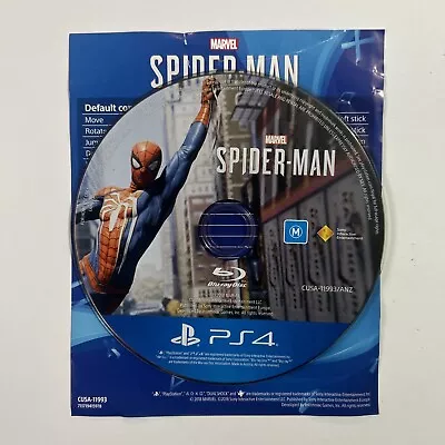 Marvel’s SPIDER-MAN 2018 PS4 PlayStation 4 Game ( Disc Only ) MINT DISC • $19.95