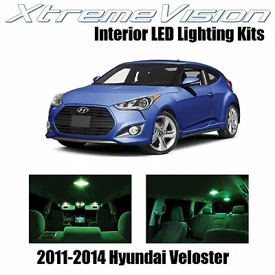 XtremeVision Interior LED For Hyundai Veloster 2011-2014 (7 PCS) Green • $9.99