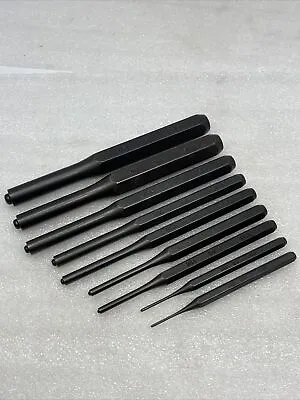 SK Hand Tools 9 Piece Roll Pin Punch Set 1/16” - 1/2” USA Made New • $89.99