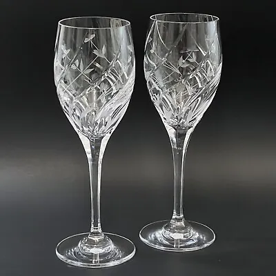Set Of 2 Mikasa Crystal ENGLISH GARDEN Water Wine Goblets 9  • $49.95