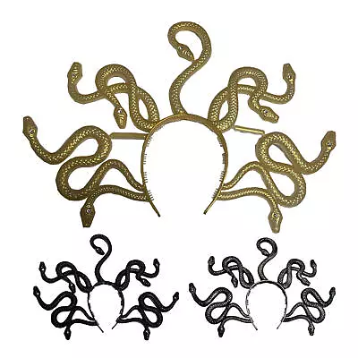 Medusa Snake Headband Headpiece Halloween Greek Mythology Costume Accessory • $24