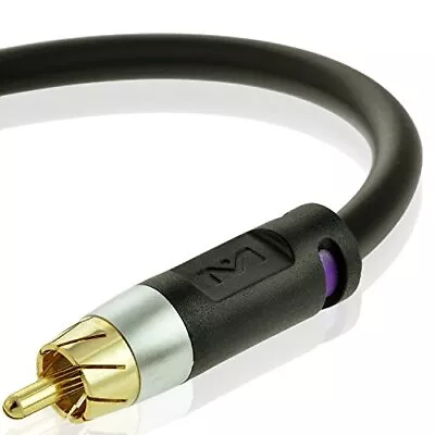 ULTRA Series Subwoofer Cable (25 Feet) - Dual Shielded With Gold Plated RCA T... • $26.99
