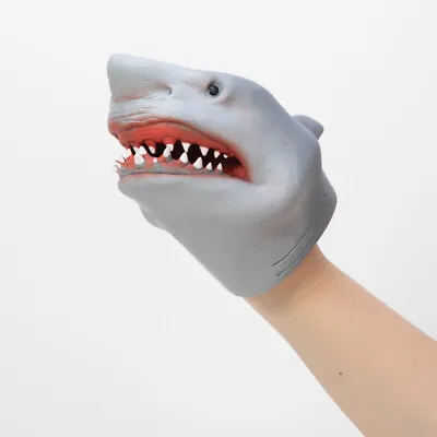 Schylling Shark Puppet - Latex Shark Hand Puppet One Size Fits Most • £9.49