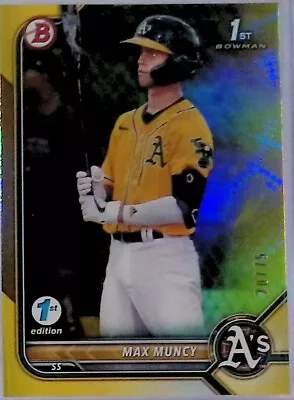 2022 Topps - Bowman #BPPF-89 MAX MUNCY 20/75 Athletics • $41.42