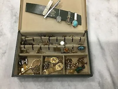 Vintage Lot Of Tie Tacks And Cuffs  Costume Jewelry￼ • $9.95