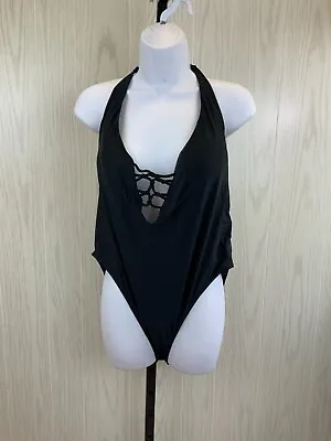 Volcom Simply Seamless One Piece Swimsuit Women's Size 18W Black NEW MSRP $80 • $19.99
