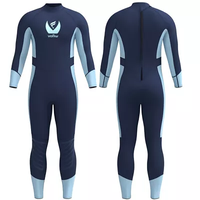 3MM Neoprene Wetsuit Vofiw Swimming Surfing Scuba Diving Suit Zipper Wetsuits • $41.79