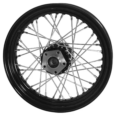 16  X 3  40 Spoke Black Rear Rim Wheel For 79-99 Harley 51671 • $167.90