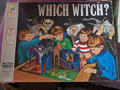 1971 Milton Bradley Which Witch Board Game Beautiful • $29.99