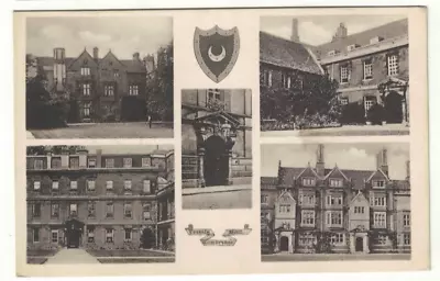 Multiview Postcard Of Trinity Hall Cambridge Early 1900s • £2.50