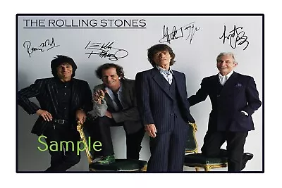 The Rolling Stones Large Signed 12x18 Inch Photograph Poster - Mick Jagger • $28.95