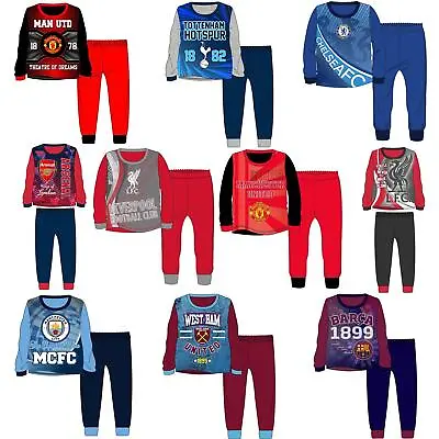 Kids Official Football Club Pyjamas Childrens Girls Boys PJs Age 3-12 Years • £9.95