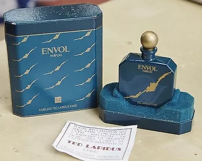 Vintage 80s ** ENVOL By TED LAPIDUS ** Splash PURE PARFUM 7 Ml~1/4 Oz OLD RARE • $179.95