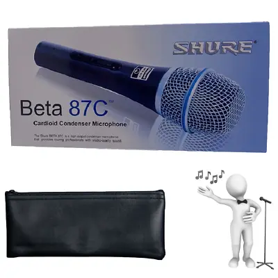 Beta 87C Cardioid Condenser Vocal Microphone With On/Off Switch Brand New • $45.57