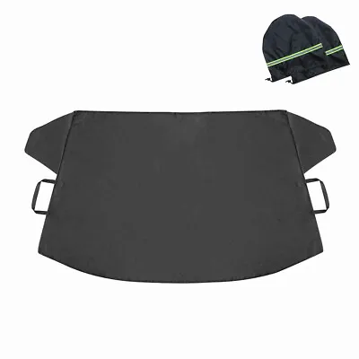 Car Windshield Protector Cover Snow Frost Ice Dust Sunshade Shield With Earmuffs • £42