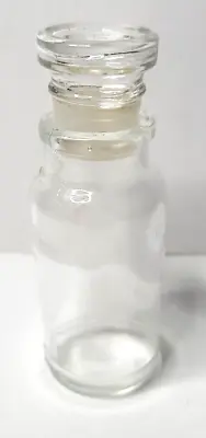 Glass Spice Bottle Jar Apothecary W/Stopper Made In Japan  4  Vintage  • $11.96