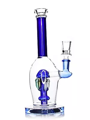 Mushroom Perk Water Pipe Bong Glass Hookah Water Pipe For Tobacco Use • $49.95