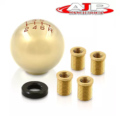 For Suzuki 12X1.25mm 6SPD Round Shift Shifter Knob Threaded Euro DTM 24K Gold • $12.99