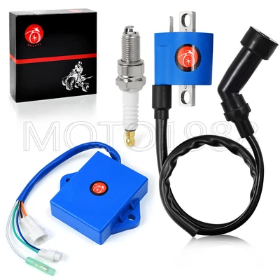 $43.42 • Buy Ignition Coil CDI Spark Plug 32900-19B30 For Suzuki KingQuad 300 LTF4WDX 1991-94