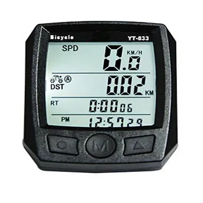 Multi-function Mountain Bike Code Table Bicycle Speed Indicator Speedometer • $13.47