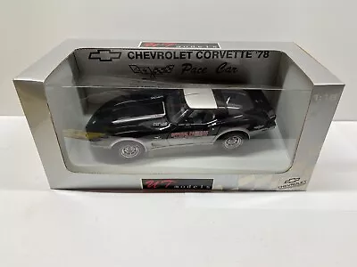 UT Models 1978 Indy 500 Chevrolet Corvette Pace Car 1:18 Scale Diecast 20170 MIB • $91