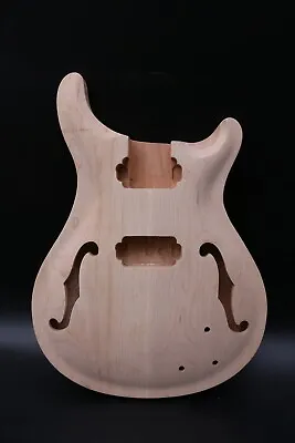 DIY Guitar Body Mahogany Maple Semi-Hollow Guitar Bodies Electric Guitar Parts • £80
