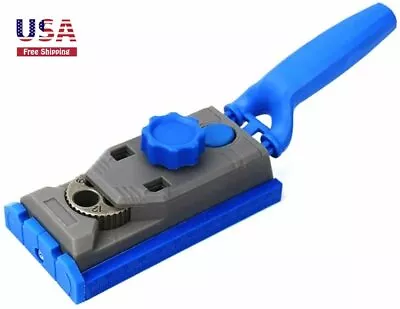 Pocket Hole Jig 6/8/10/12 Mm Mini Hole Drilling Guide Scale Marking Locator Tool • $25.99