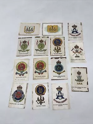 £5.99 • Buy BDV Silk Cigarette Cards X12 King's Hussars Lancers Tobacco Vtg GA