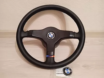 STEERING WHEEL BMW M TECHNIC 1M TechM3 M5 E30 E28 E24 E34 KBA70073 New Leather • $411