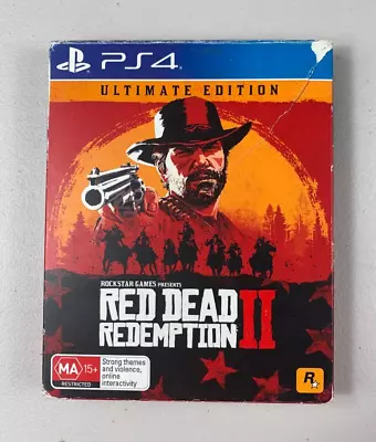 Red Dead Redemption 2 Ultimate Edition PS4 PlayStation 4 Sony PAL • $63.50