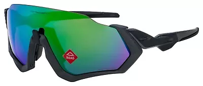 Oakley FLIGHT JACKET Sunglasses OO9401-1537 Steel COLOR W/ PRIZM Road Jade Lens • $99.99