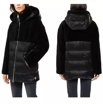 Mackage Junia Black Puffer Down Coat Size M • $295