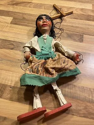 Vintage String Puppet BLACK GIRL • £9.99