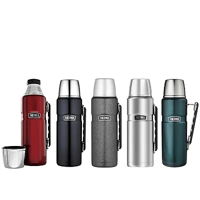 $46.99 • Buy New THERMOS Stainless King S/Steel Vacuum Insulated Flask 1.2 Litre Genuine