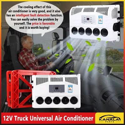 12V Truck Cab Air Conditioner Split AC Fits Semi Trucks Bus RV Caravan 10000 BTU • $550