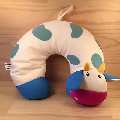 $2.49 • Buy PATCH THE COW “White” Awesome Animal Shaped Soft Kids Neck Pillow Travel Support