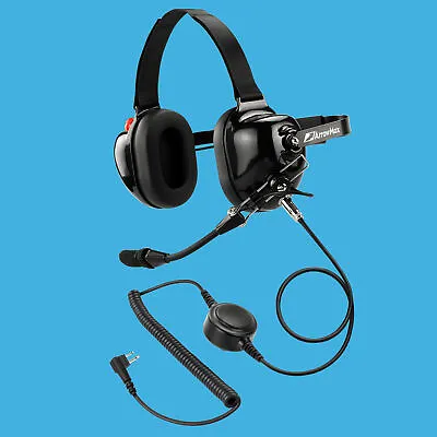 Racing Radio Headphone W. Boom MIC For Motorola PR400 Mag One A8 BPR40 EP450 • $105