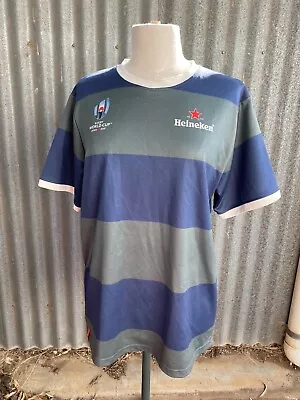£16.60 • Buy Heineken Japan 2019 Short Sleeve Rugby World Cup Jersey Mens T-Shirt Size Large