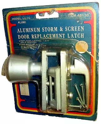Vintage PORCH SCREEN STORM DOOR LATCH Camper Trailer MCM Aluminum Hardware NOS • $16.99