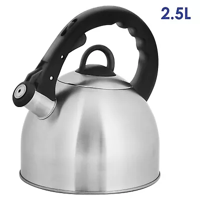 Whistling Kettle 2.5L Stainless Steel Induction Bottom All Cook Top  • $39.95