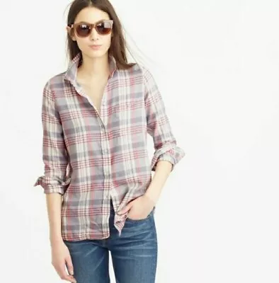 J. Crew Boy Shirt Plaid Size 10 • $24.99