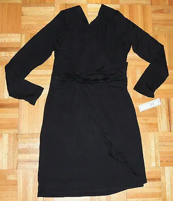 Dress Wrap S.H.E Soul Harmony Energy Womens Long Sleeves Black Designer New Tags • $7.50